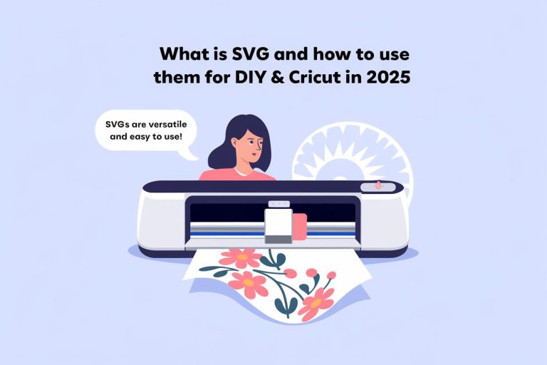 What Is SVG and How to Use Them for DIY & Cricut in 2025